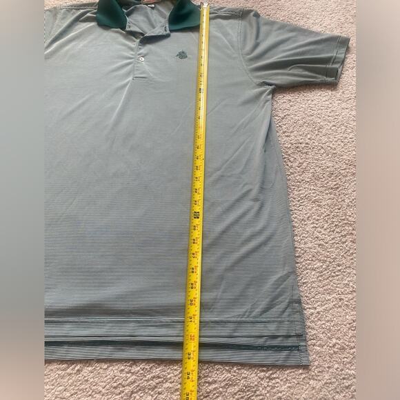 Peter Millar Shirt Mens Size XL Casual Athleisure Summer Comfort Green Golf Polo - Picture 10 of 14